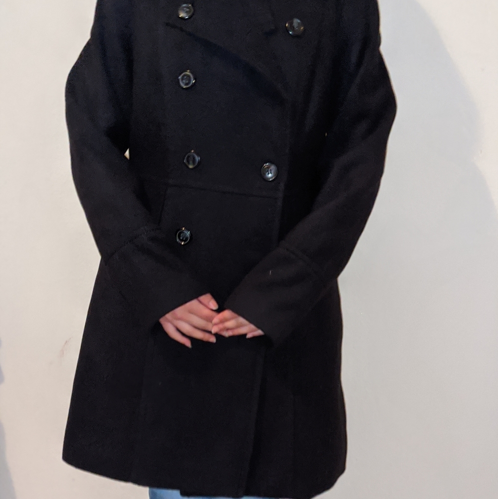 Black trench coat